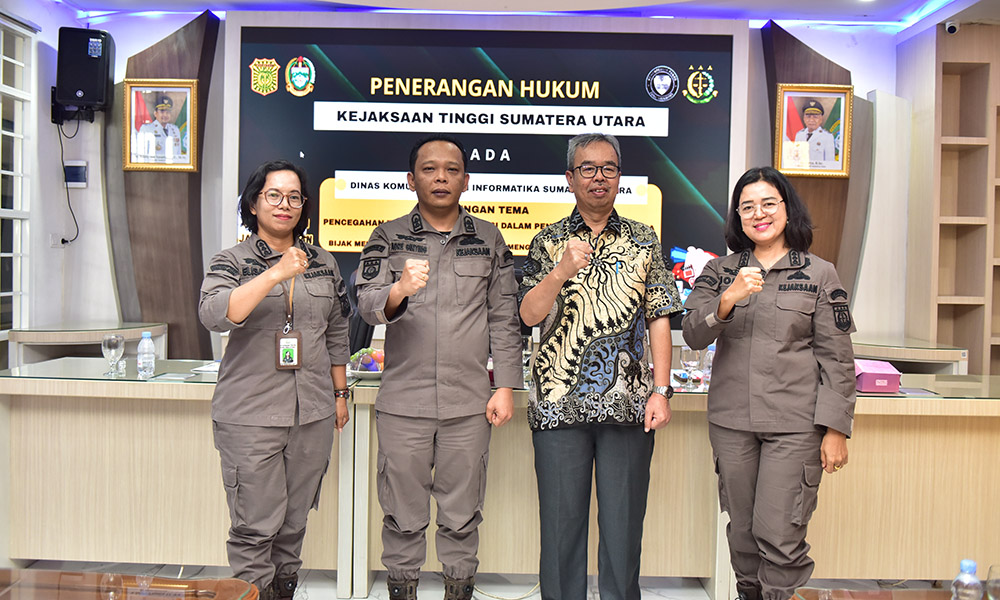 Dinas Kominfo Sumut Apresiasi Sinergi dengan Kejati Sumut dalam Penerangan Hukum