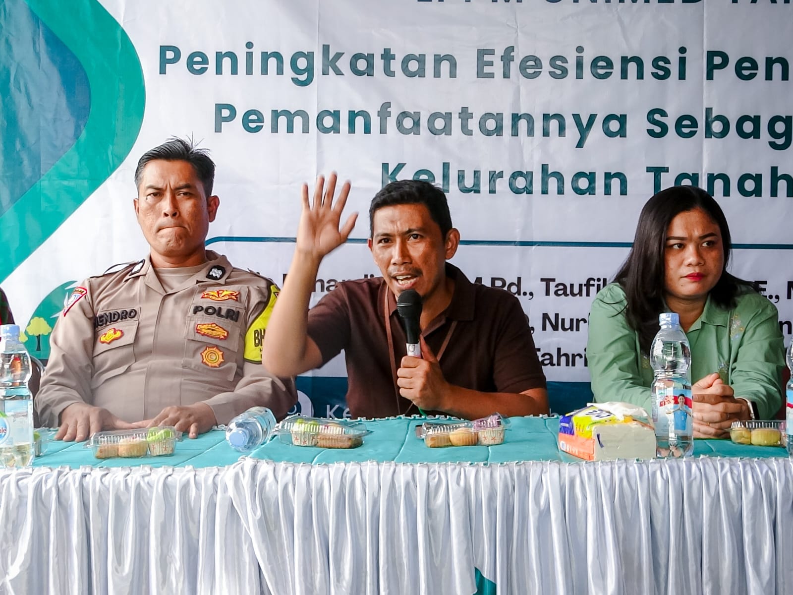 Kelurahan Tanah Enam Ratus dan UNIMED Sinergi Edukasi Sampah Jadi Energi, Dukung Program Rico Zaki