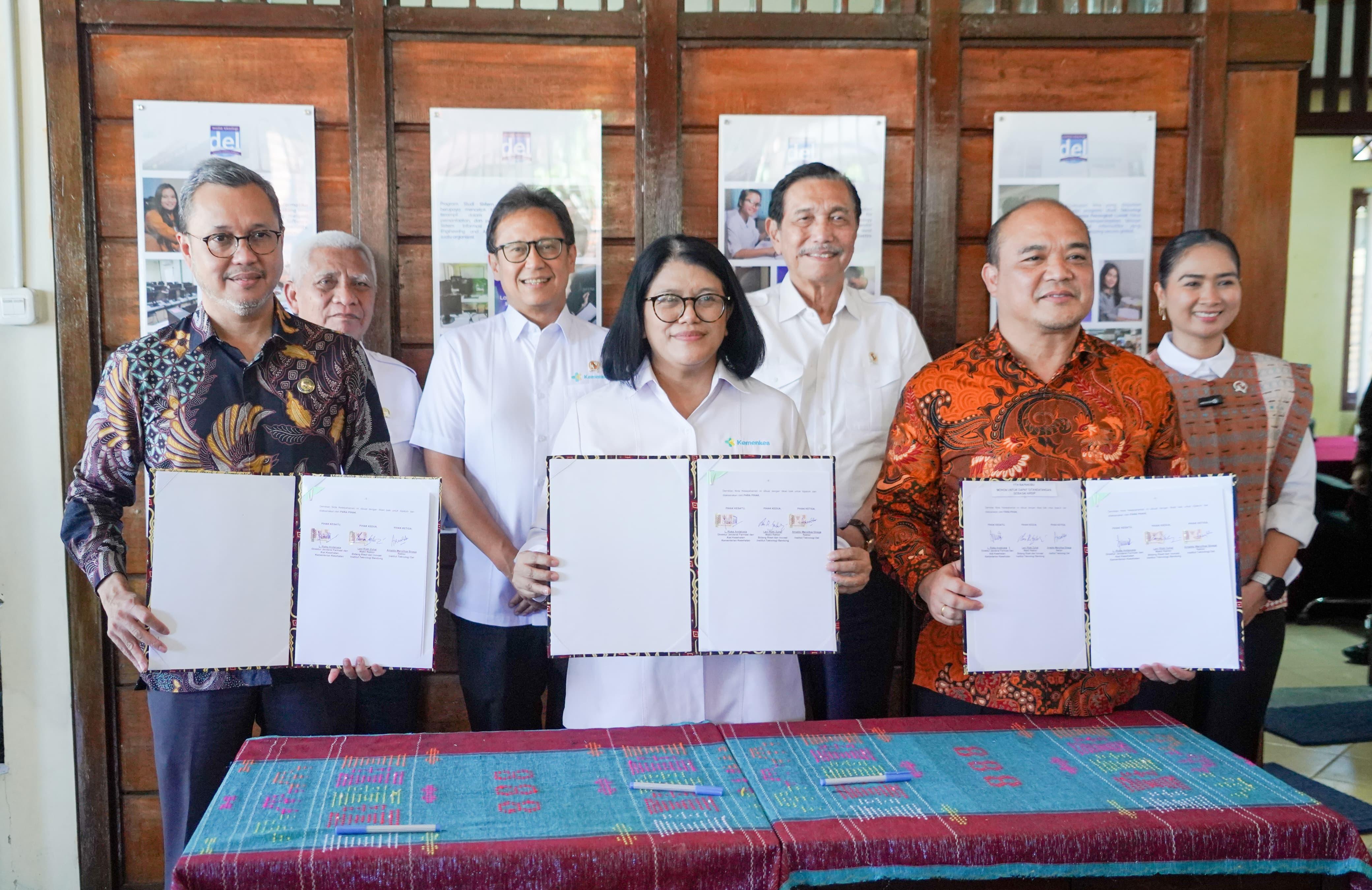 MoU Kemenkes dengan ITB dan IT Del: Dorong Inovasi Kesehatan Berbasis AI dan Bioteknologi