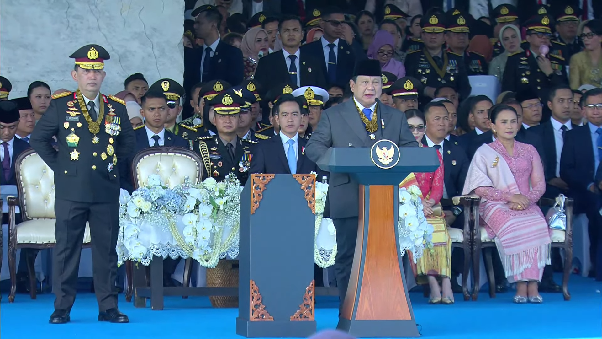 Hari Bhayangkara ke-79: Presiden Prabowo Sampaikan Selamat dan Apresiasi Kinerja Polri