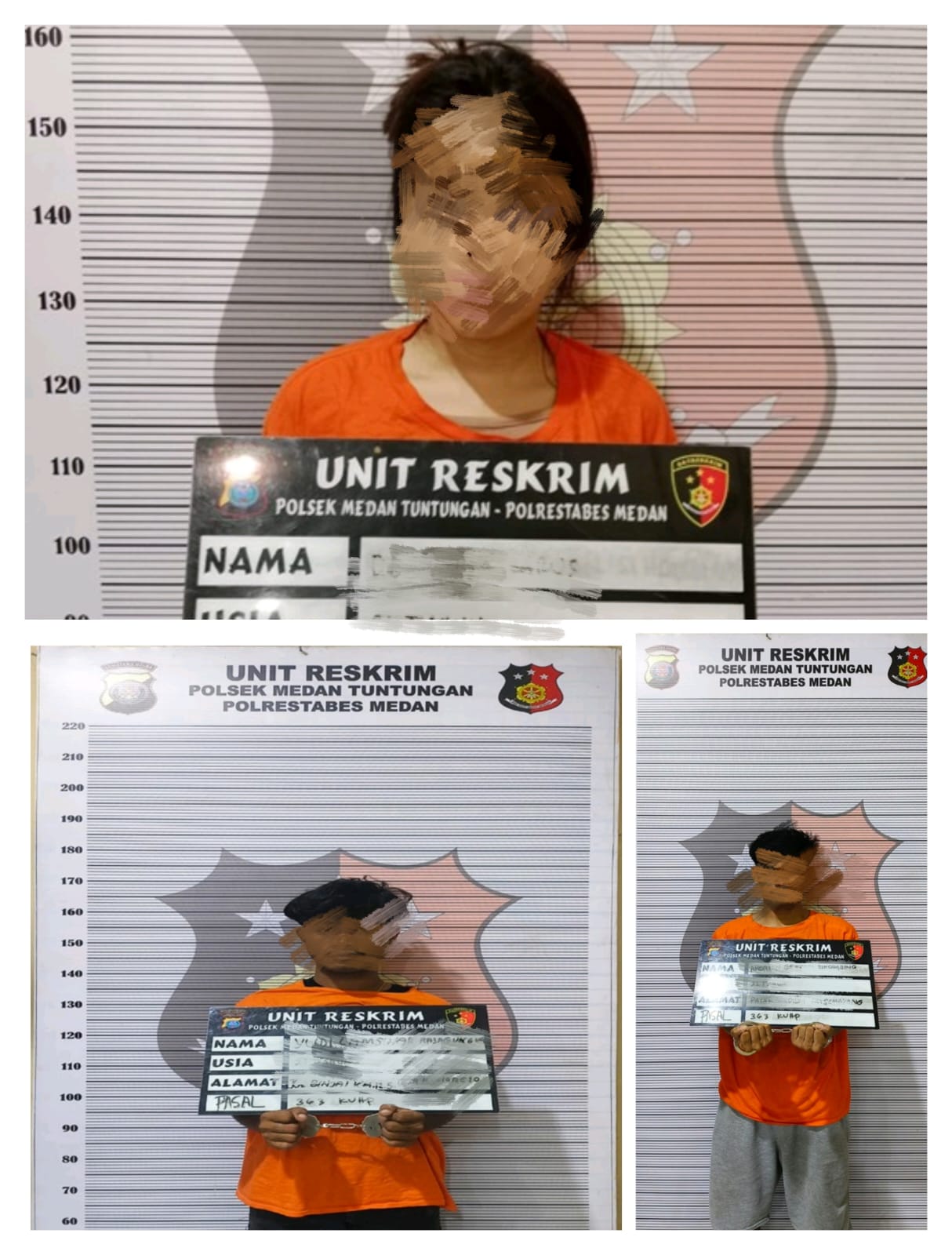 Polsek Medan Tuntungan Ungkap Kasus Curanmor, Wanita 21 Tahun Jadi Otak Pelaku