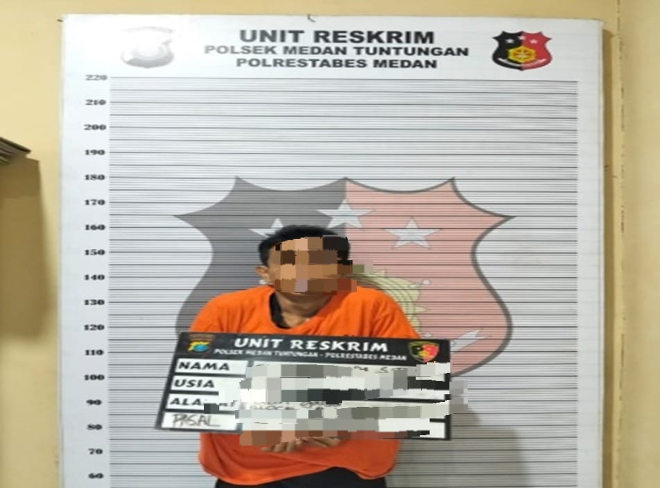 Polsek Medan Tuntungan Tangkap Residivis Curat, Sudah Enam Kali Beraksi Sejak Bebas dari Penjara