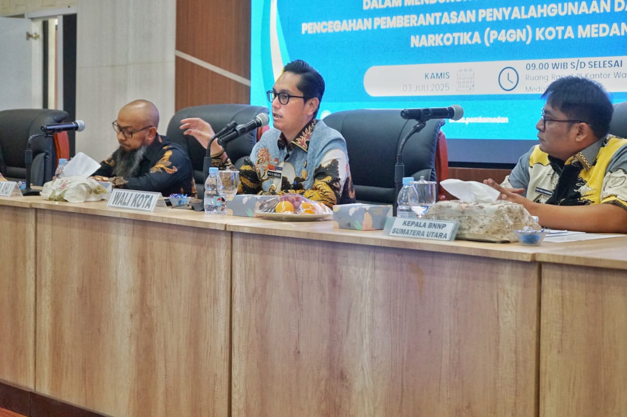 Wali Kota Medan Dukung Pembentukan BNN Kota, Tekan Peredaran Narkotika demi Masa Depan Generasi Muda