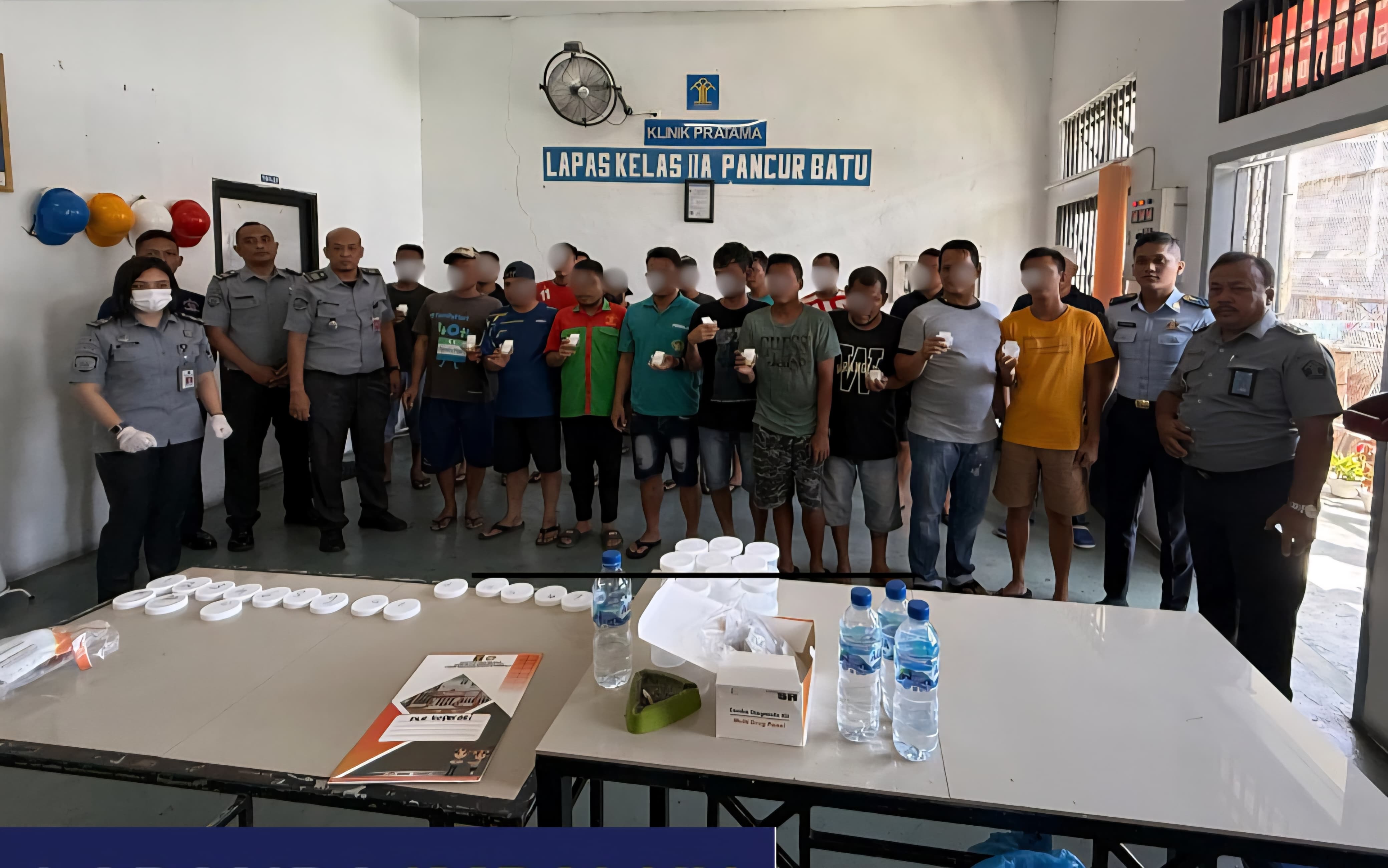 Cegah Penyalahgunaan Narkoba, Lapas Pancurbatu Periksa Urine Petugas dan Warga Binaan