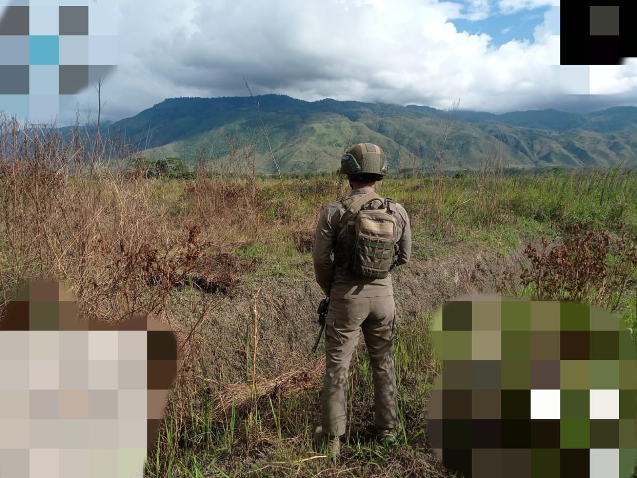 Satgas Damai Cartenz Amankan Penanaman Jagung Serentak di Wamena