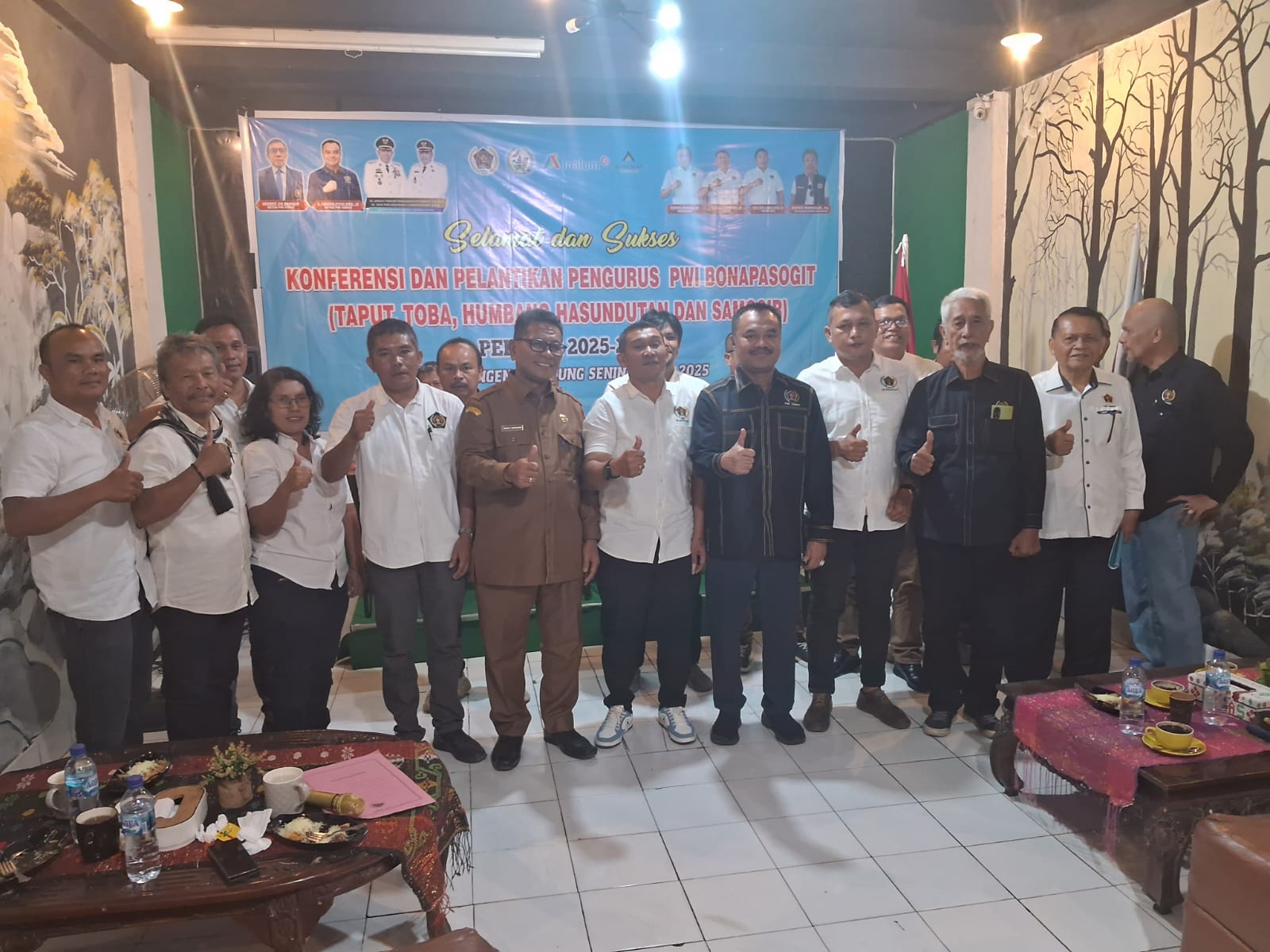 Alfonso Situmorang SH Terpilih Kembali sebagai Ketua PWI Bona Pasogit, Farianda Dorong Pemekaran PWI Toba dan Samosir