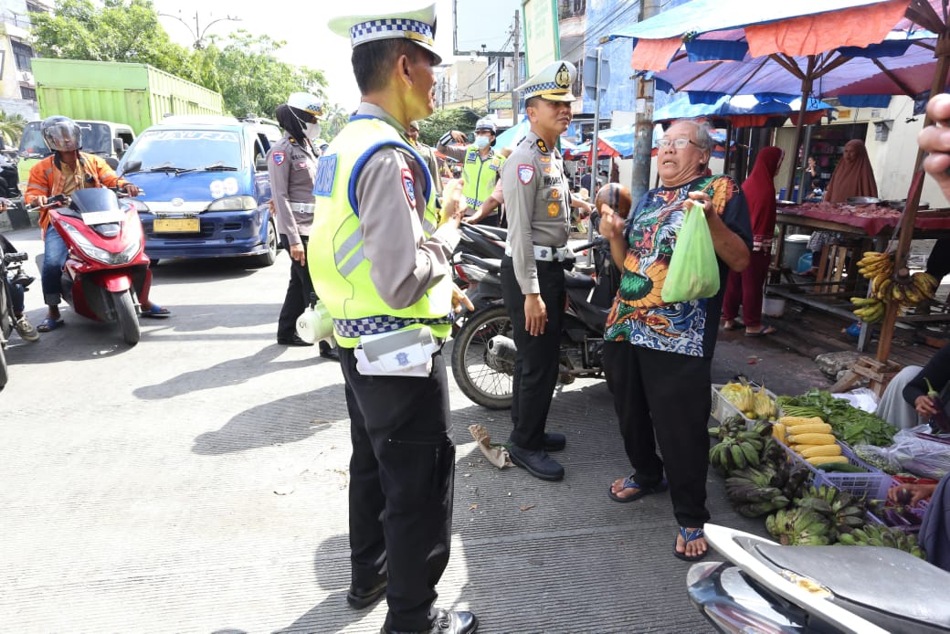 Parkir Liar dan PKL di Badan Jalan Ditertibkan, Sinergi Ditlantas Polda Sumut, Dishub, dan Satpol PP Medan