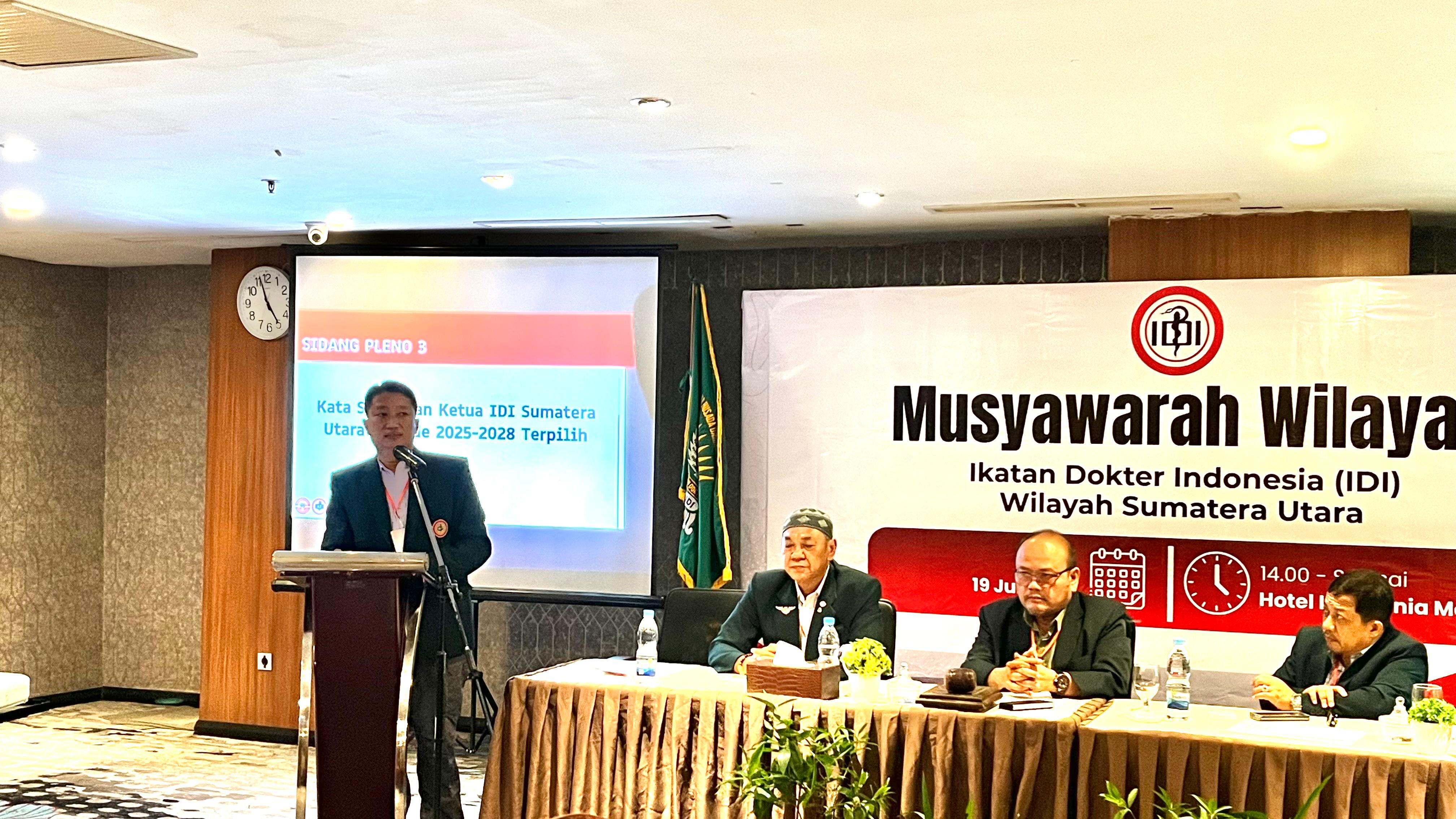 Dr Ery Suhaymi Terpilih Secara Aklamasi Pimpin IDI Wilayah Sumut, Siap Tingkatkan Pemerataan dan Koordinasi Dokter