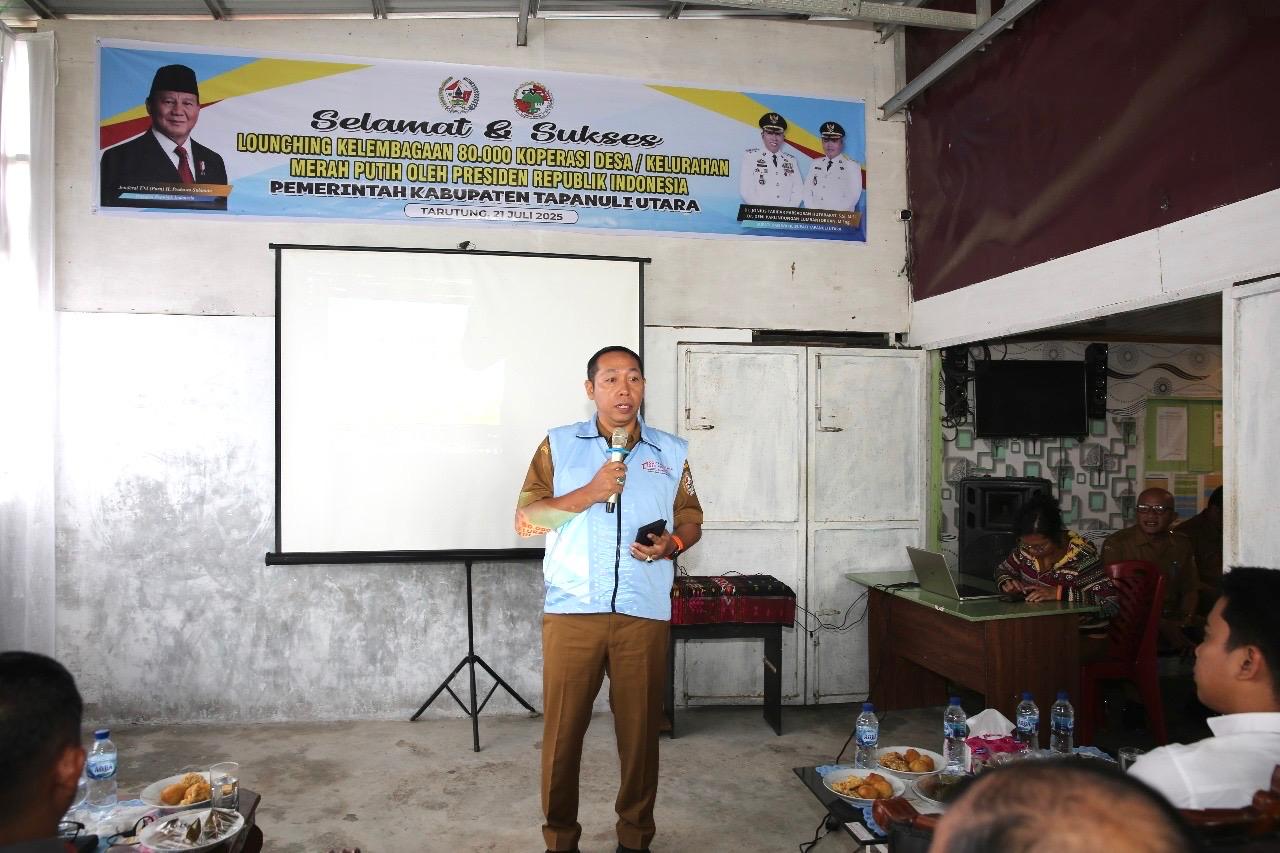Presiden Prabowo Luncurkan 80.000 Koperasi Merah Putih, Bupati Taput: 252 Desa/Kelurahan Siap Wujudkan Ekonomi Rakyat