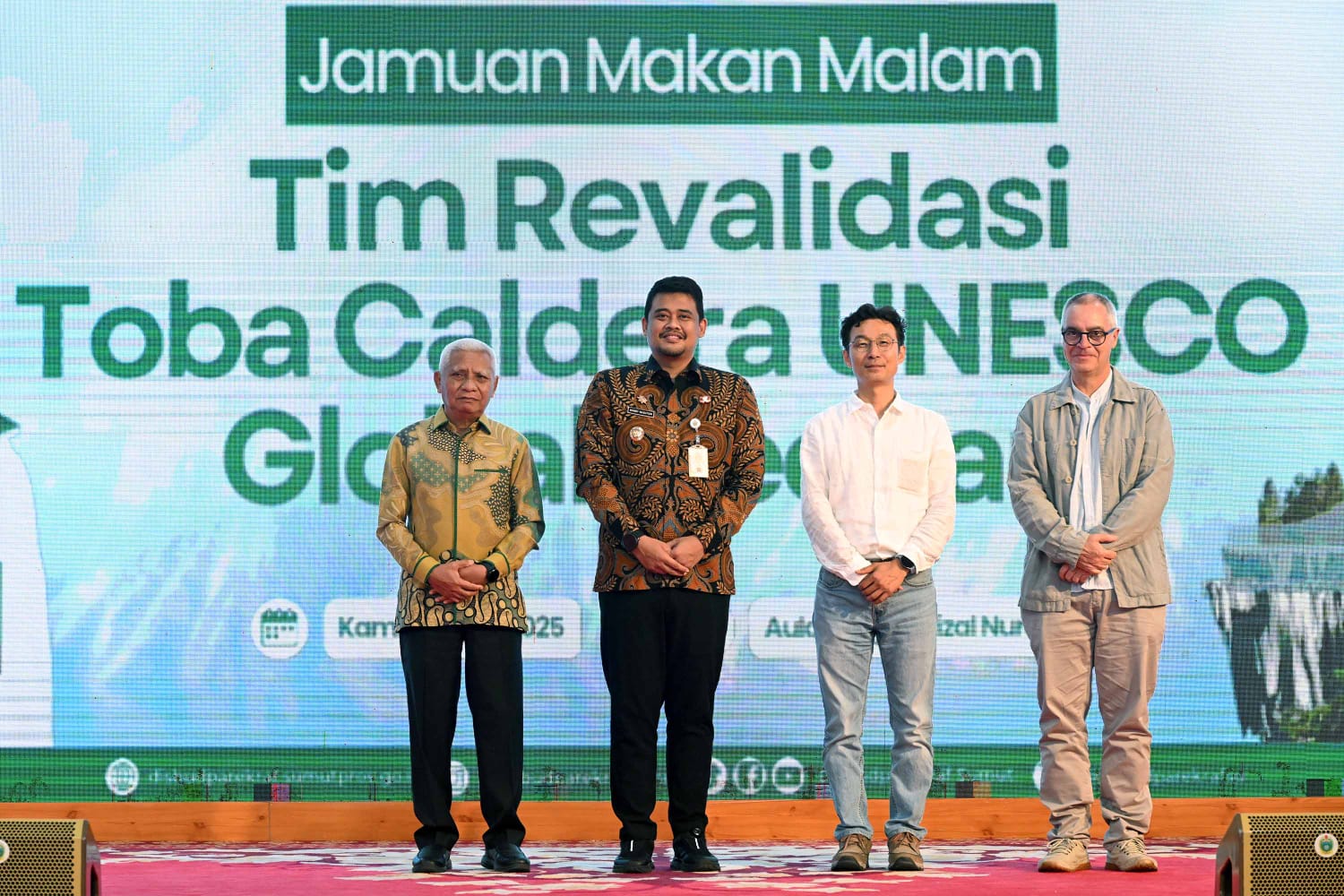 Revalidasi Rampung, Gubernur Bobby Optimis Geopark Kaldera Toba Raih Status Hijau