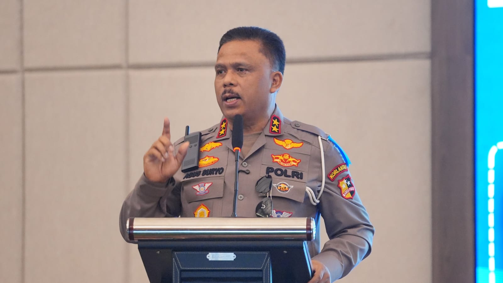 Kakorlantas Polri Buka Simposium Nasional Bahas Tata Kelola Angkutan Logistik Berkeselamatan