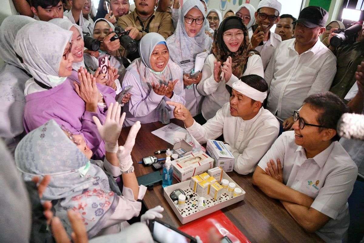 Gubernur Jabar dan Menkes Tinjau Penanggulangan Kusta di Bekasi, Dorong Insentif bagi Perawat Pendamping