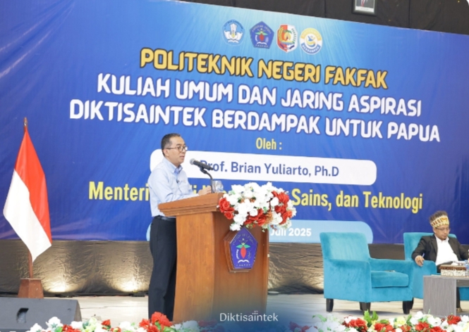 Mendiktisaintek Kunjungi Fakfak, Dorong Optimalisasi Tiga Fungsi Perguruan Tinggi