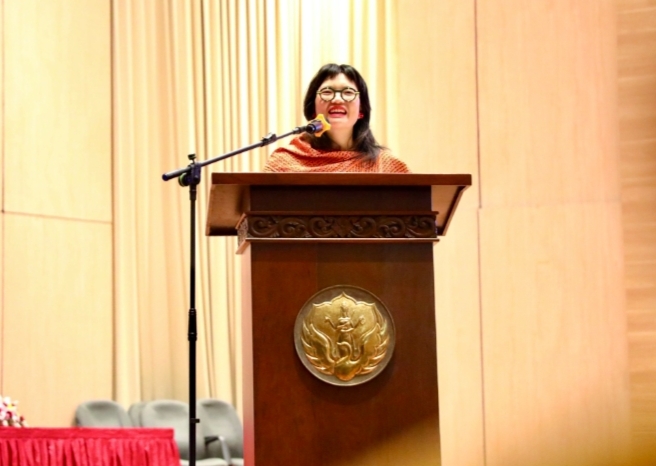 Seminar Nasional Dies Natalis ISI Yogyakarta ke-41 Dihadiri Wamendiktisaintek Stella Christie
