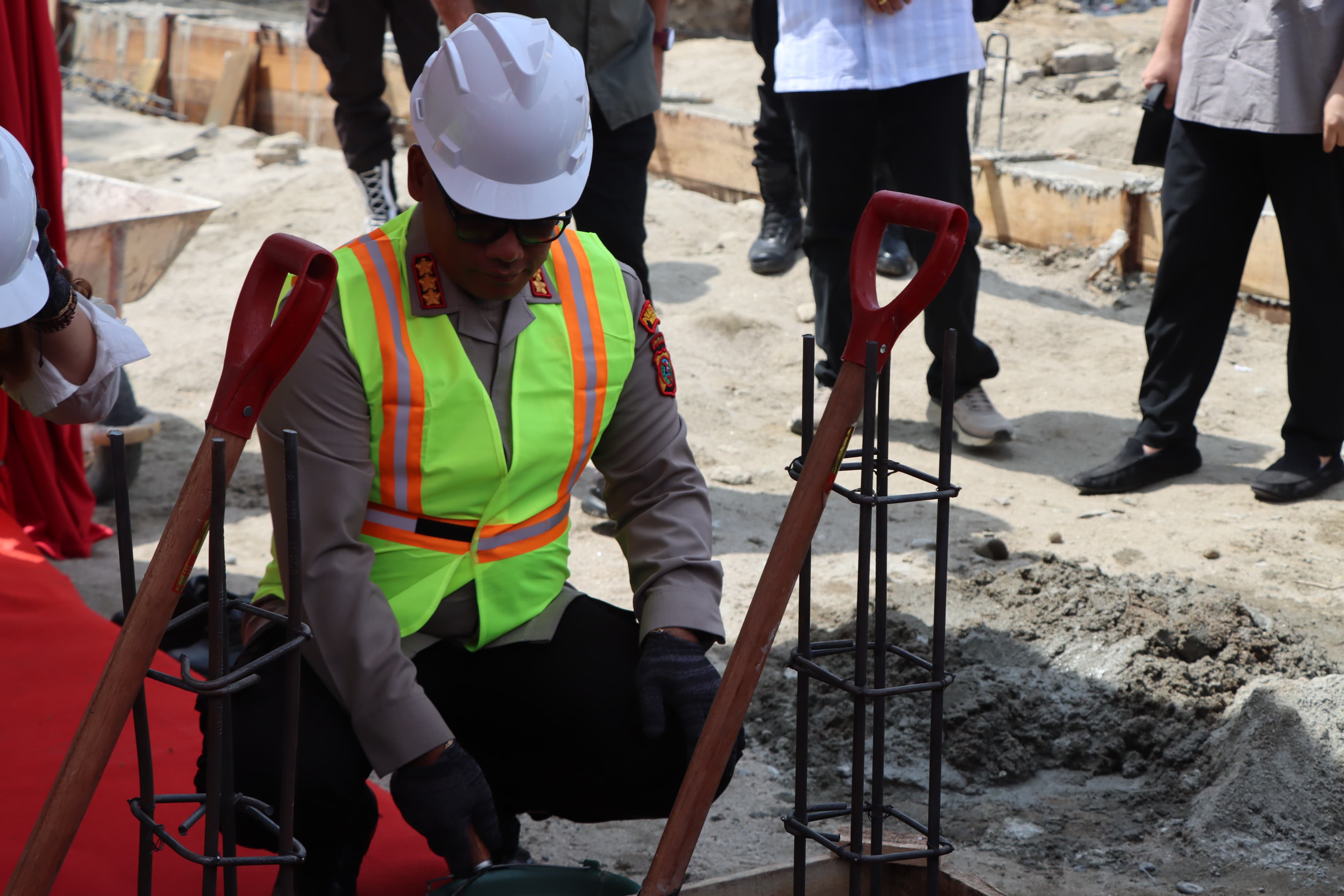 Gedung SPPG Kedua Polrestabes Medan Mulai Dibangun di Desa Medan Estate