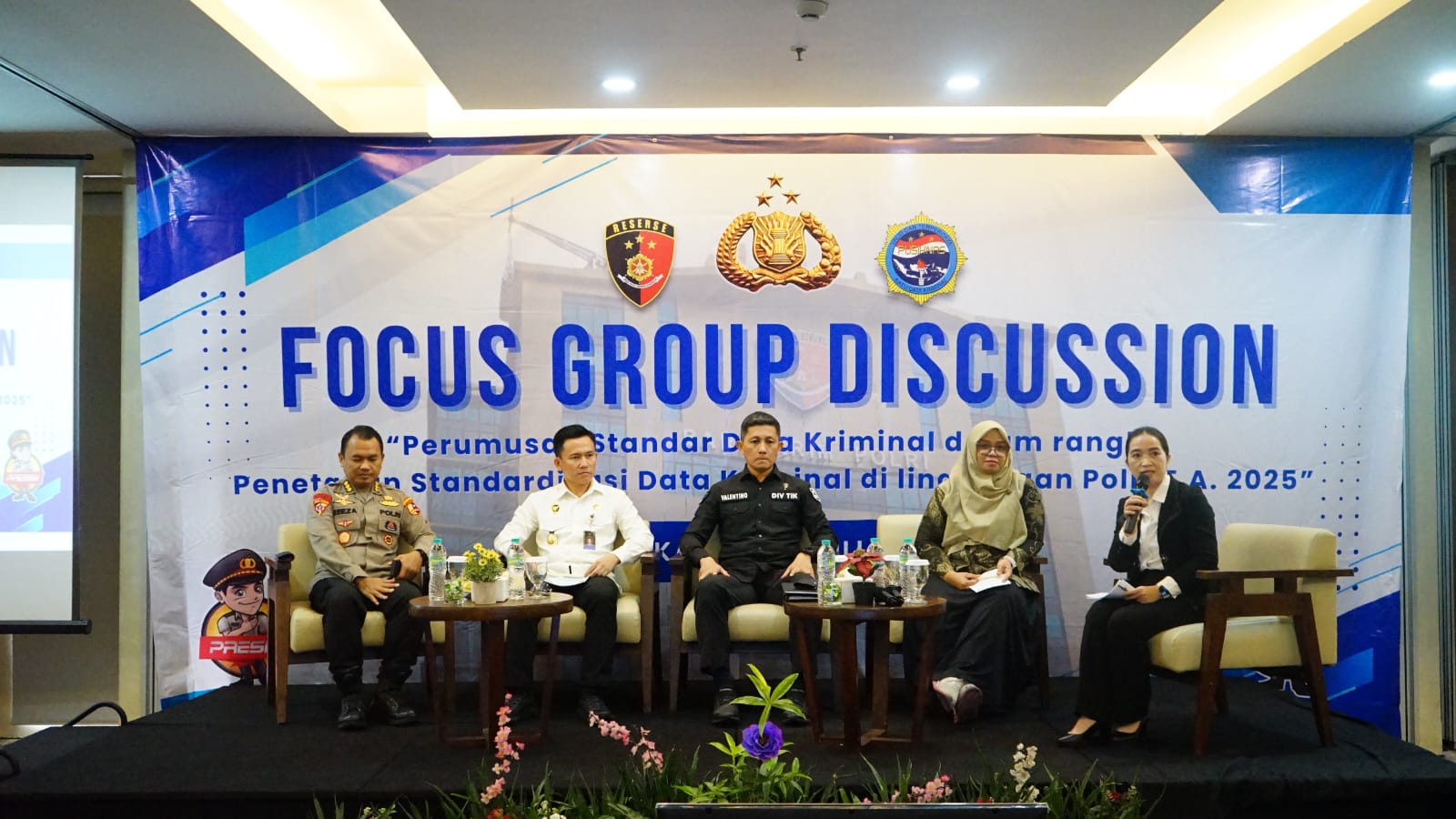 Pusiknas Bareskrim Polri Gelar FGD Standardisasi Data Kriminal untuk Wujudkan Satu Data Polri 2025