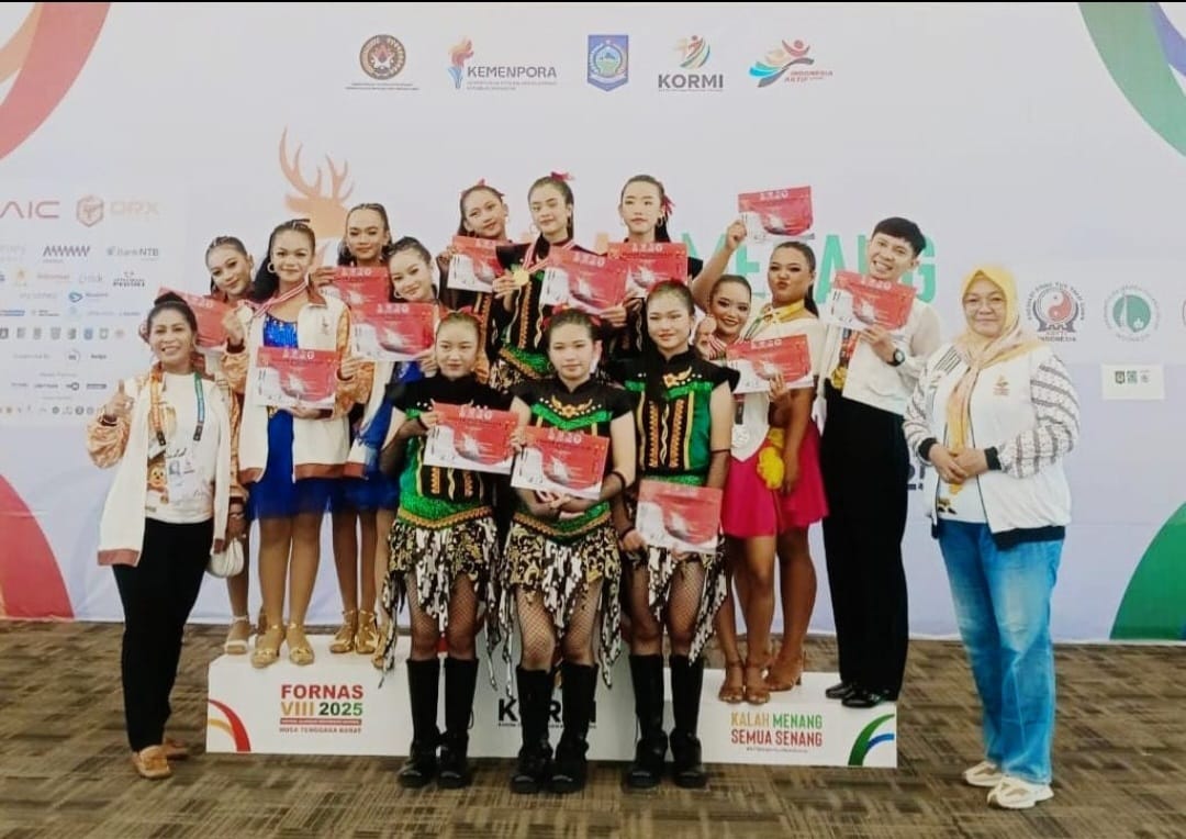 Atlet Dansa Pekalongan Sumbang 9 Medali di Fornas VIII 2025