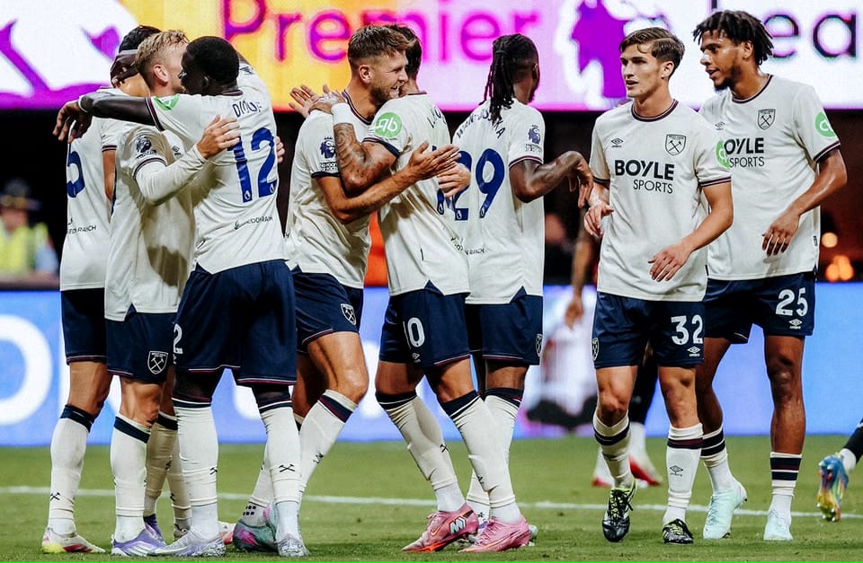 Fullkrug dan Bowen Antar West Ham Kalahkan Bournemouth 2-0 di Premier League Summer Series
