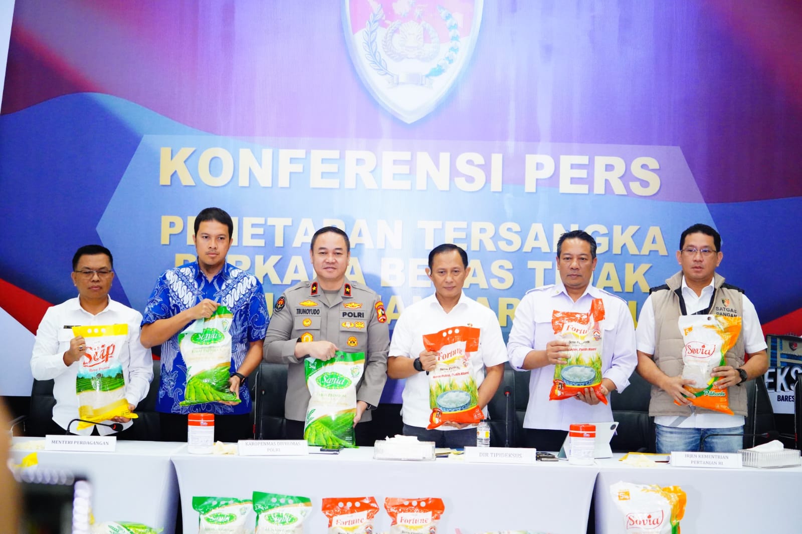 Bareskrim Tetapkan Tiga Tersangka Kasus Beras Oplosan PT PIM
