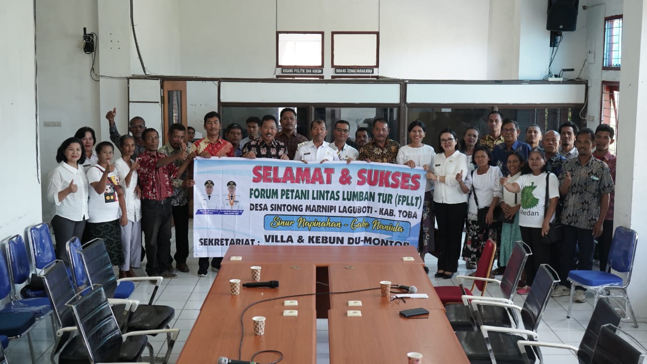 Pemkab Toba Sambut Forum Petani Lintas Lumban Tur, Wakil Bupati: Kelompok Lebih Produktif, Tantangannya di Pengelolaan Aset