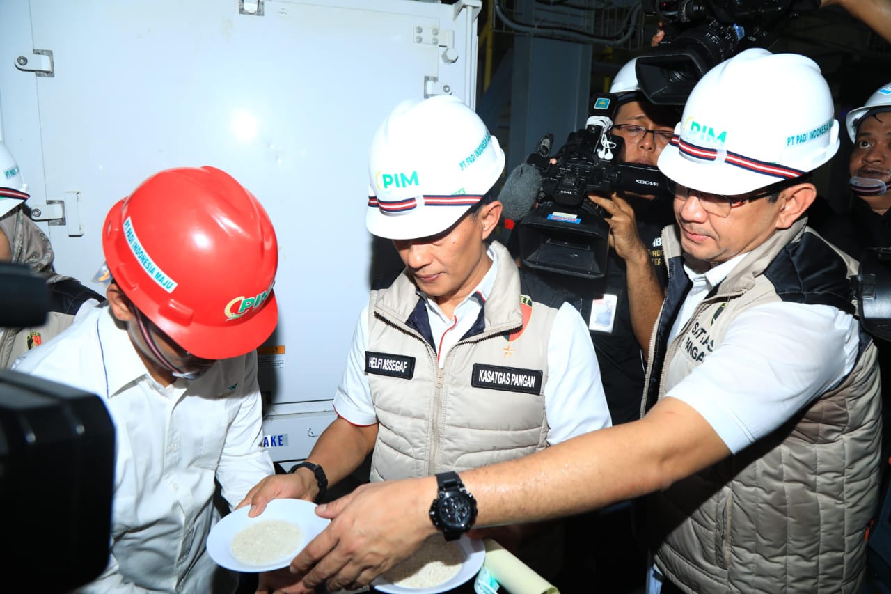 Satgas Pangan Polri Temukan Ketidaksesuaian Proses Produksi Beras