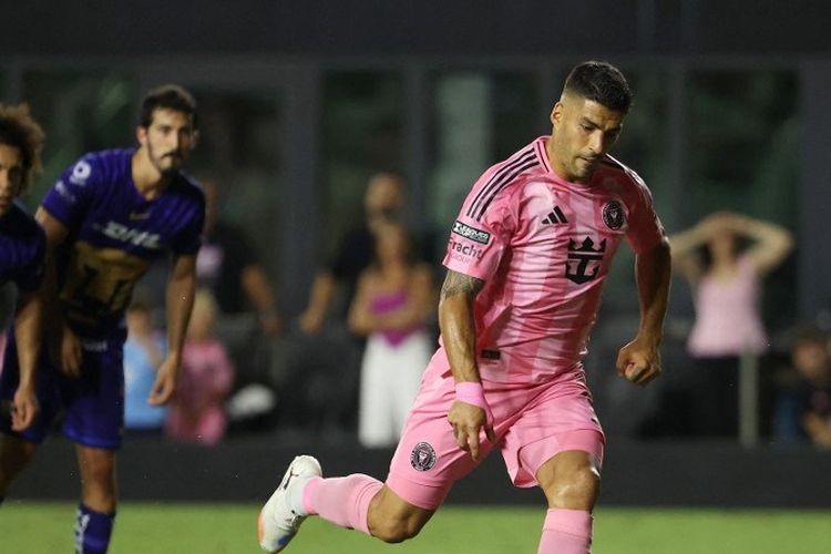 De Paul Cetak Gol Debut, Panenka Suarez Antar Inter Miami Kalahkan Pumas UNAM 3-1 di Leagues Cup 2025
