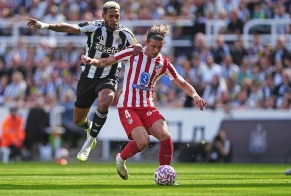 Newcastle United Akhiri Pramusim dengan Kekalahan 0-2 dari Atletico Madrid