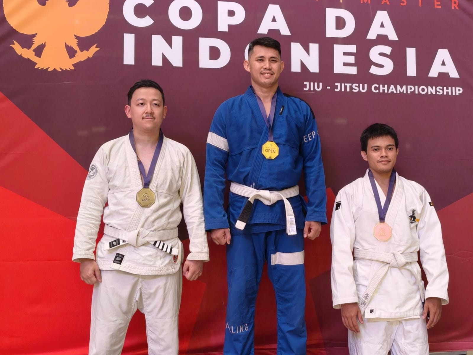 Brigadir Korlantas Polri Sabet Emas di Turnamen Brazilian Jiu-Jitsu Internasional