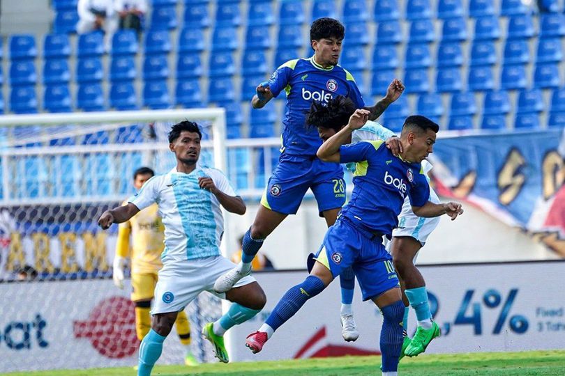 Arema FC Sikat PSBS Biak 4-1 di Laga Perdana BRI Super League 2025/2026