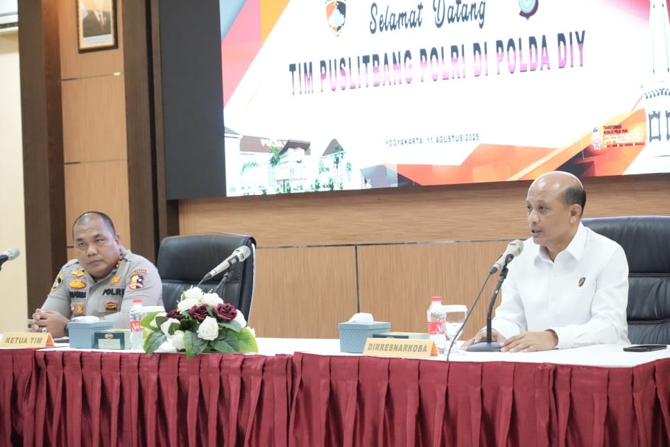 Puslitbang Polri Gelar FGD di Polda DIY, Fokus Selamatkan Generasi Emas dari Narkoba