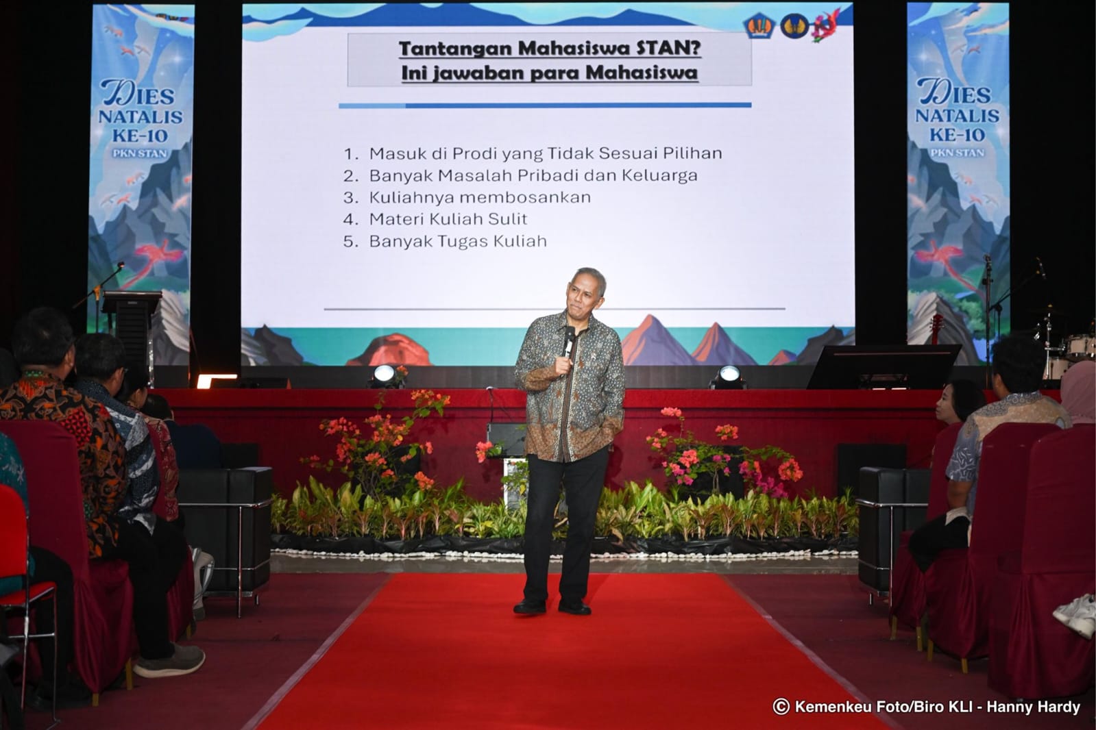 Kuliah Umum Wamenkeu Anggito Abimanyu: Bekali Mahasiswa PKN STAN dengan Self Leadership