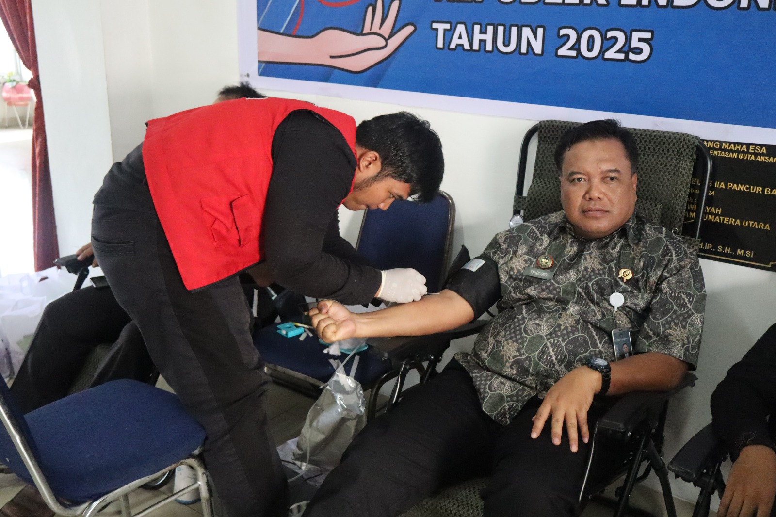 Semarak HUT ke-80 RI, Lapas Pancurbatu Gelar Donor Darah