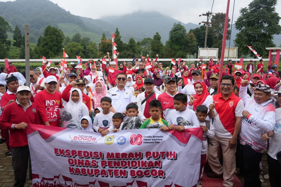 Ekspedisi Merah Putih Digelar Pemkab Bogor di SDN Cikoneng