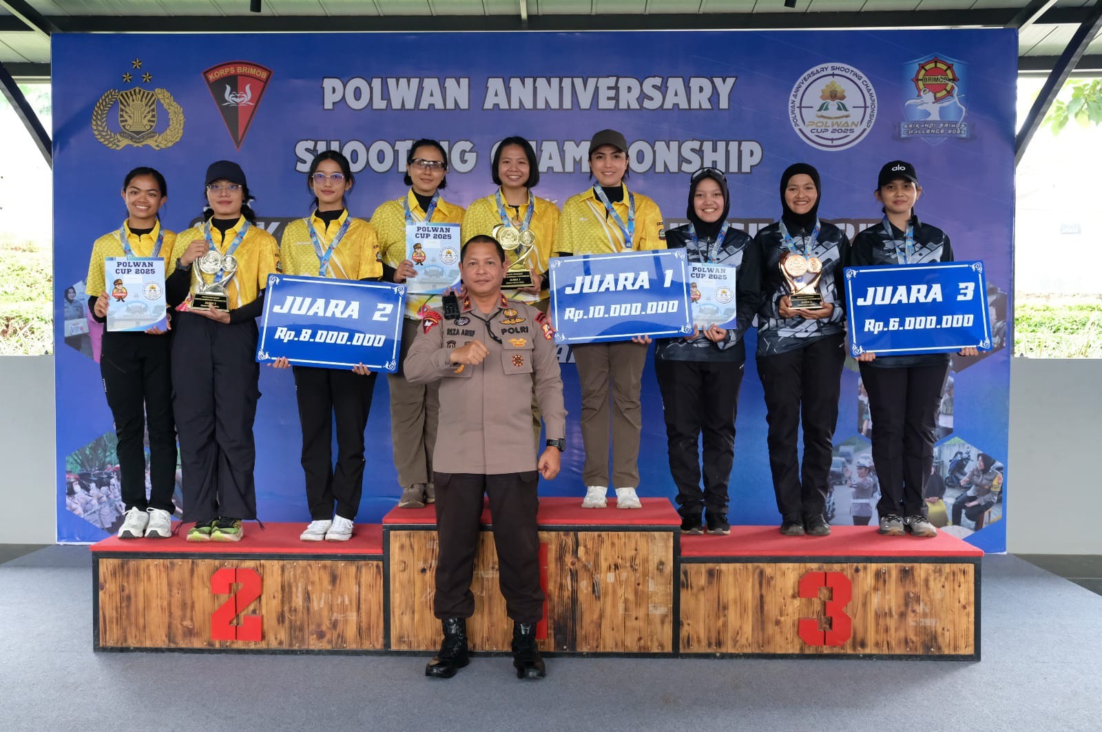 Penutupan Polwan Anniversary Shooting Championship 2025: Inilah Daftar Juara