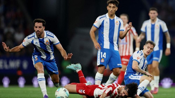 Los Colchoneros Kalah: Espanyol Menang 2-1 atas Atletico Madrid