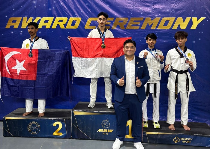 Bripda Petrus Suarlembit Harumkan Indonesia, Juara 1 Taekwondo Internasional di Malaysia