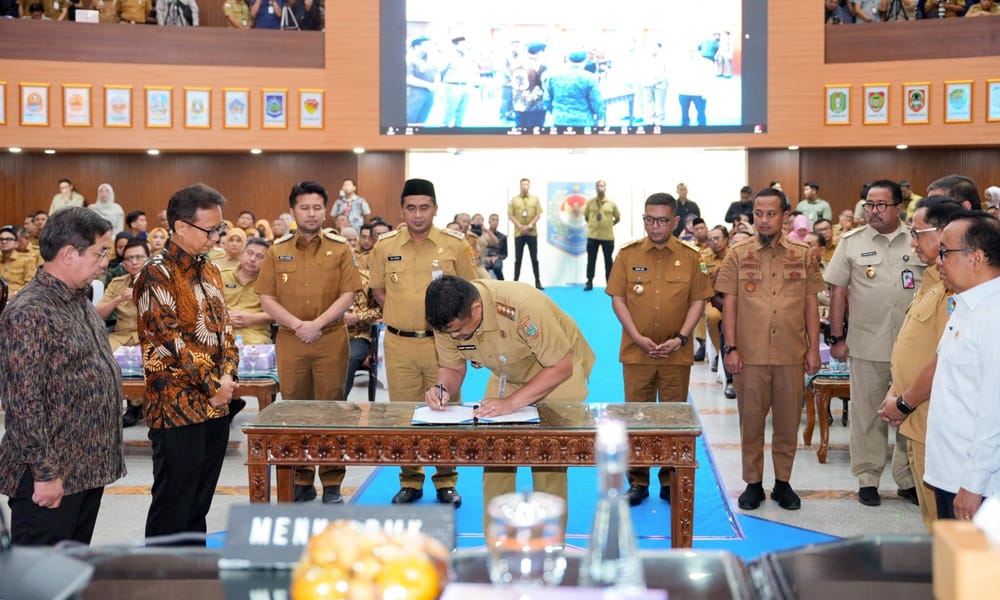 Bobby Nasution Tandatangani Komitmen Bersama 7 Gubernur untuk Percepatan Eliminasi Tuberkulosis