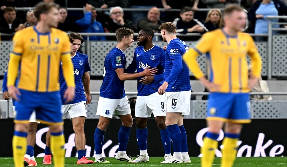 Everton Singkirkan Mansfield Town 2-0 di Piala Liga