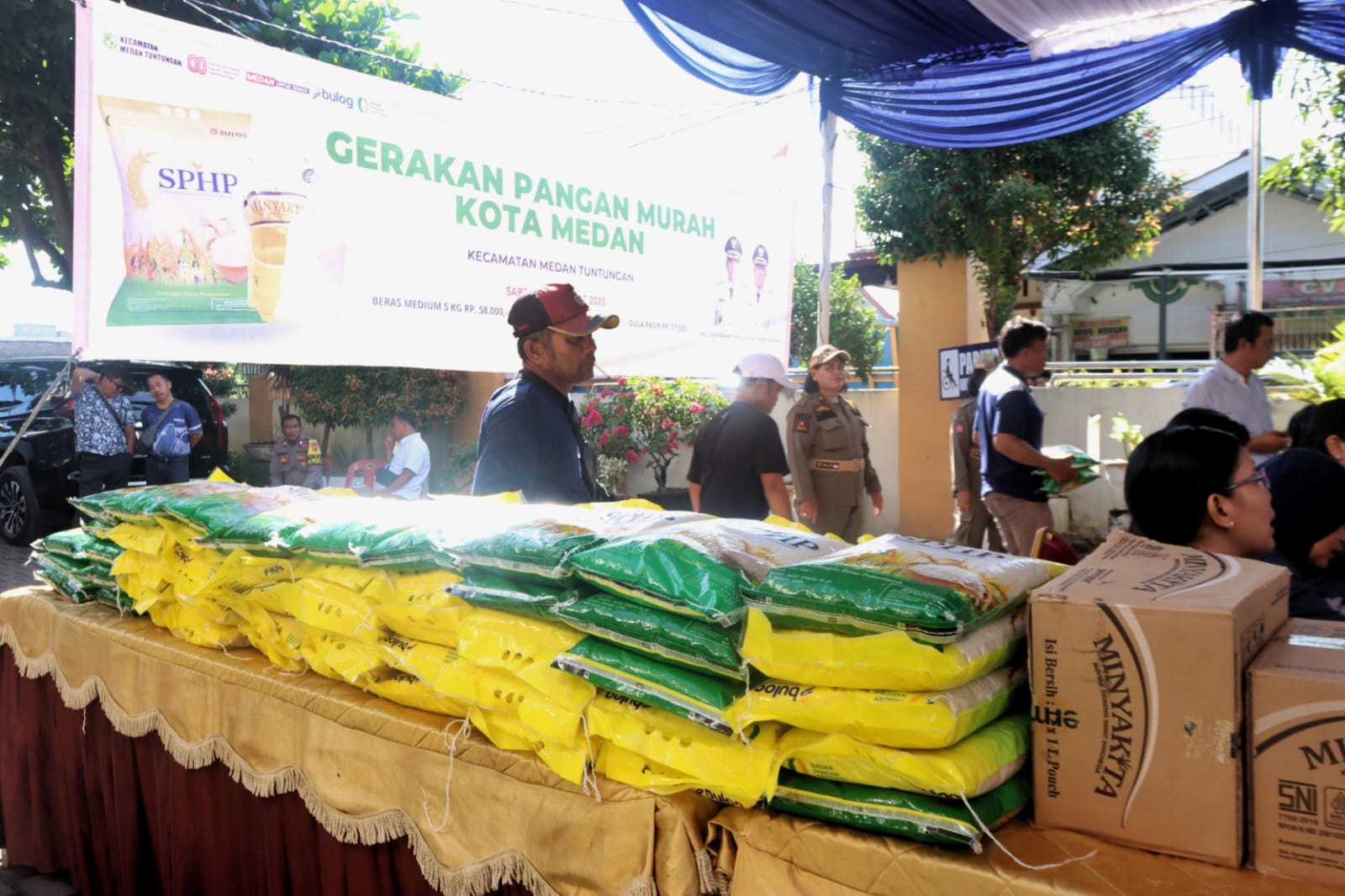 Pemko Medan Gelar Gerakan Pangan Murah, Beras Tersedia Rp11.600/kg