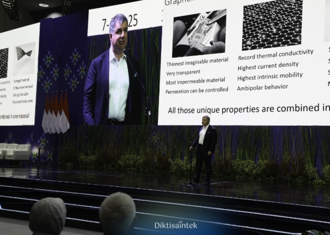 Material Inovatif Ubah Arah Peradaban dan Teknologi, Paparan Peraih Nobel Fisika di KSTI 2025