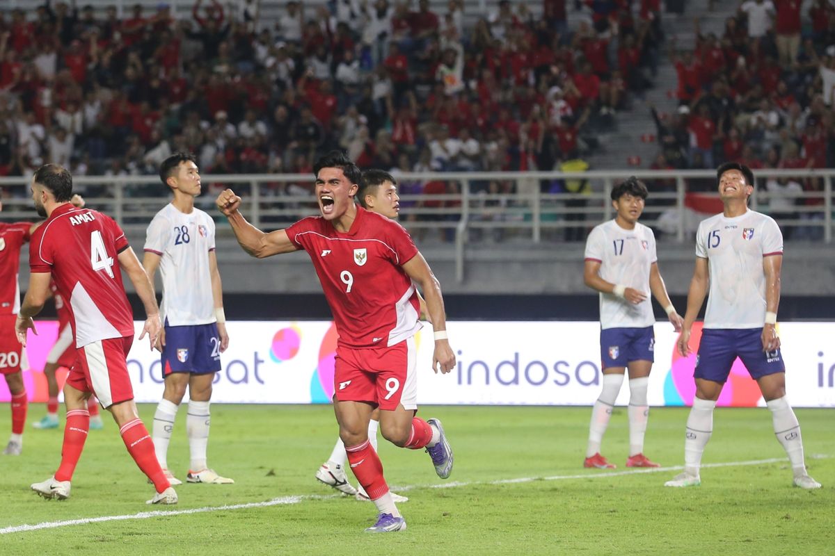 Timnas Indonesia vs Taiwan: Skor Telak 6-0 untuk Garuda Muda