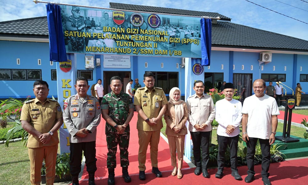 Dapur SPPG Menarhanud 2 Diluncurkan Bobby Nasution, Pastikan Target 1.792 SPPG Bisa Diraih