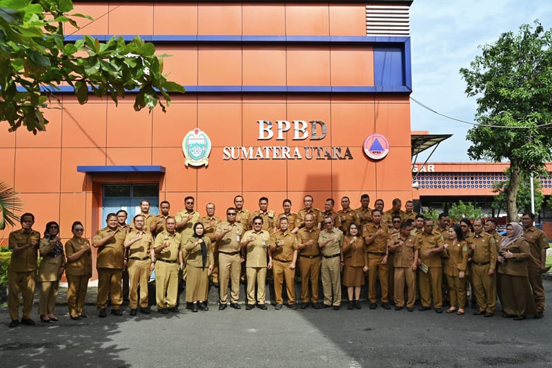 Sekdaprov Sumut Minta BPBD Siaga Hadapi Bencana Alam dan Sosial