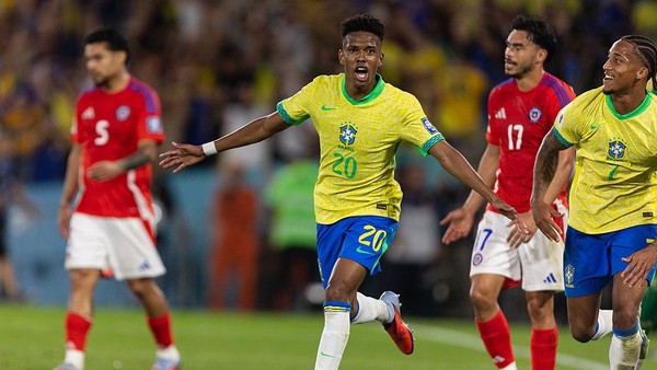 Tim Samba Dominasi, Brasil Tekuk Chile 3-0