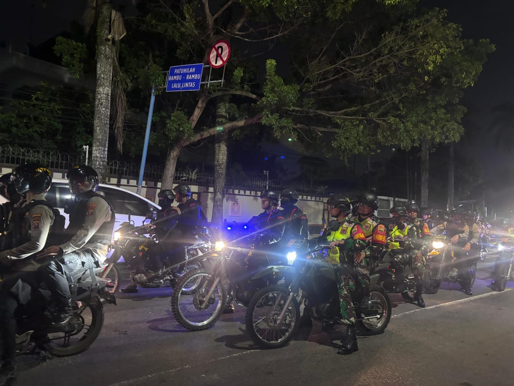 TNI-Polri Gelar Patroli Gabungan Skala Besar di Kota Medan