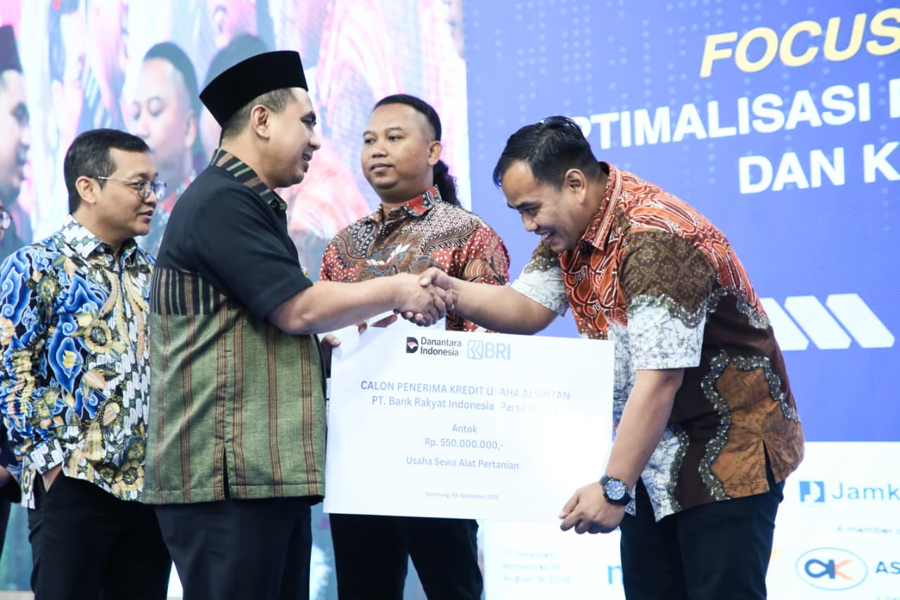 Capaian Penyaluran KUR Jawa Tengah Tembus Rp30,48 T