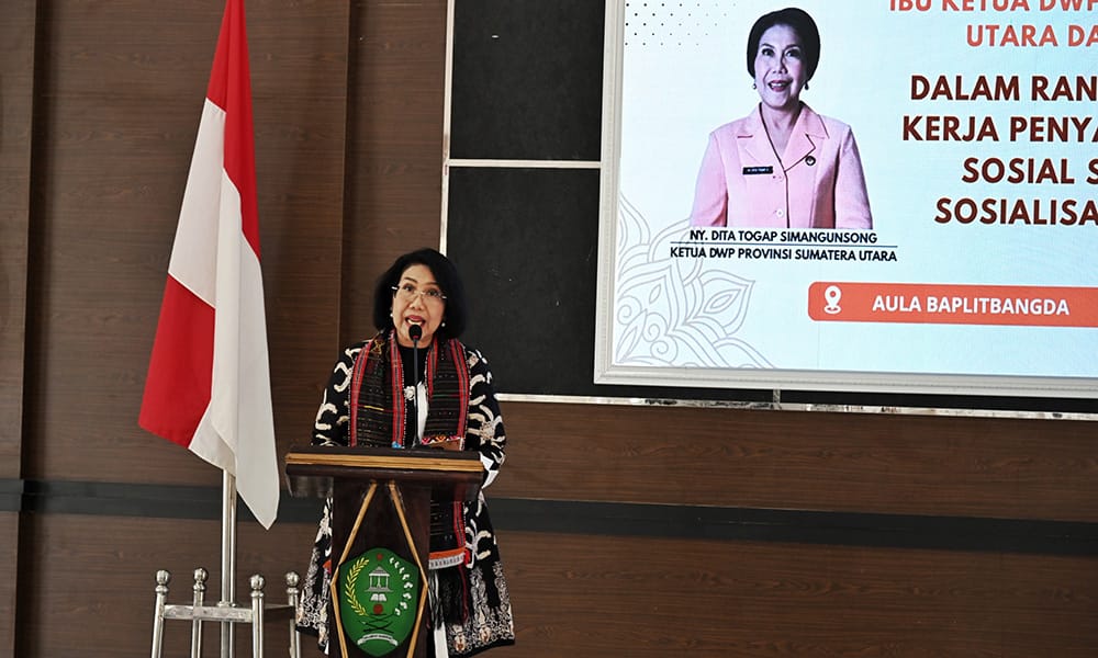 Ketua DWP Sumut Ajak Anak di Padangsidimpuan Terapkan Pola Asuh dan Hidup Sehat