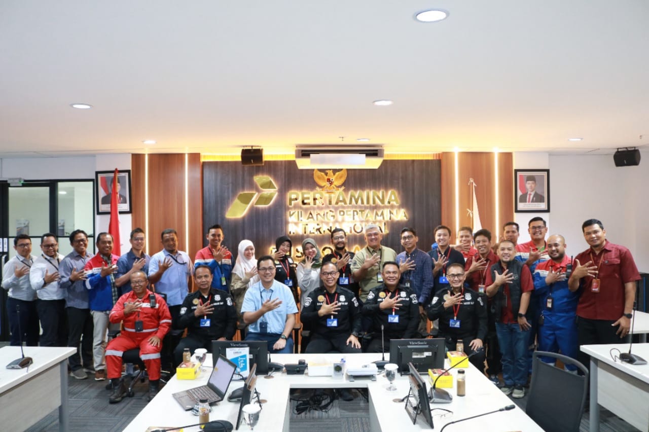 Tim Wasdal Baharkam Polri Tinjau Sistem Keamanan di PT KPI RU II Dumai