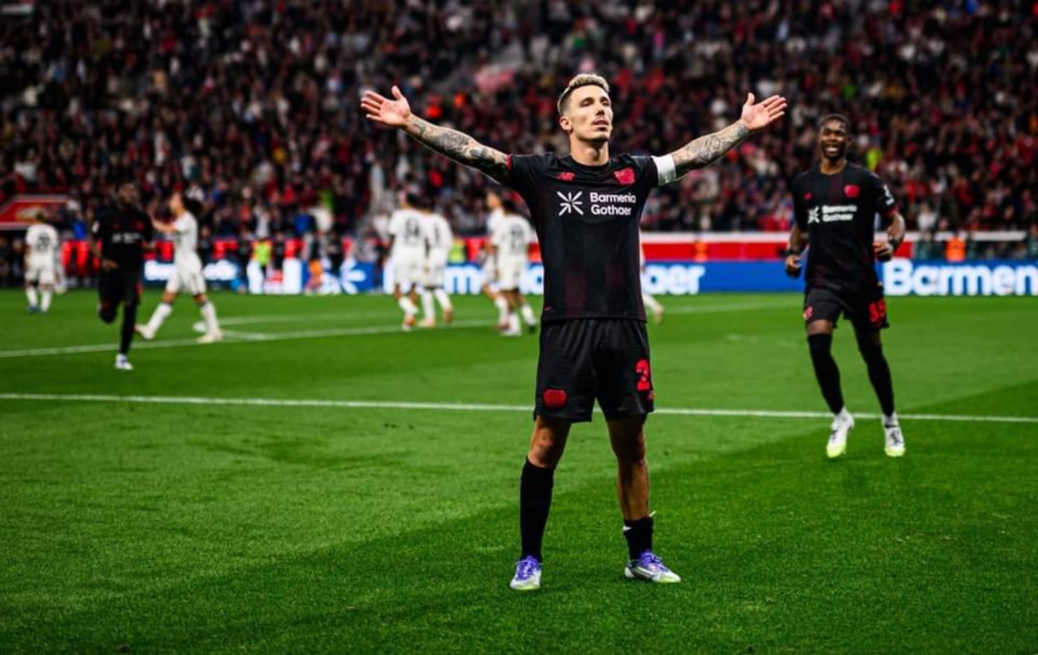 Leverkusen Bungkam Frankfurt 3-1 Meski Bermain dengan Sembilan Pemain