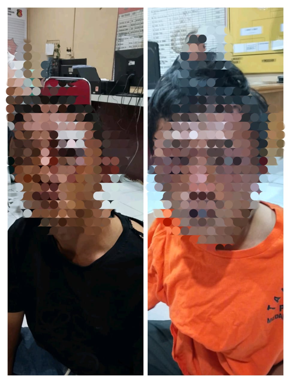 Dua Pencuri Motor Diamuk Massa di Batang Kuis, Ditahan Polsek Medan Tuntungan